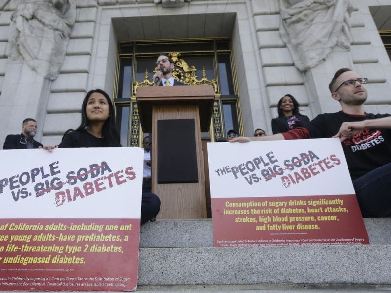 Специјален данок на газираните пијалаци во Сан Франциско